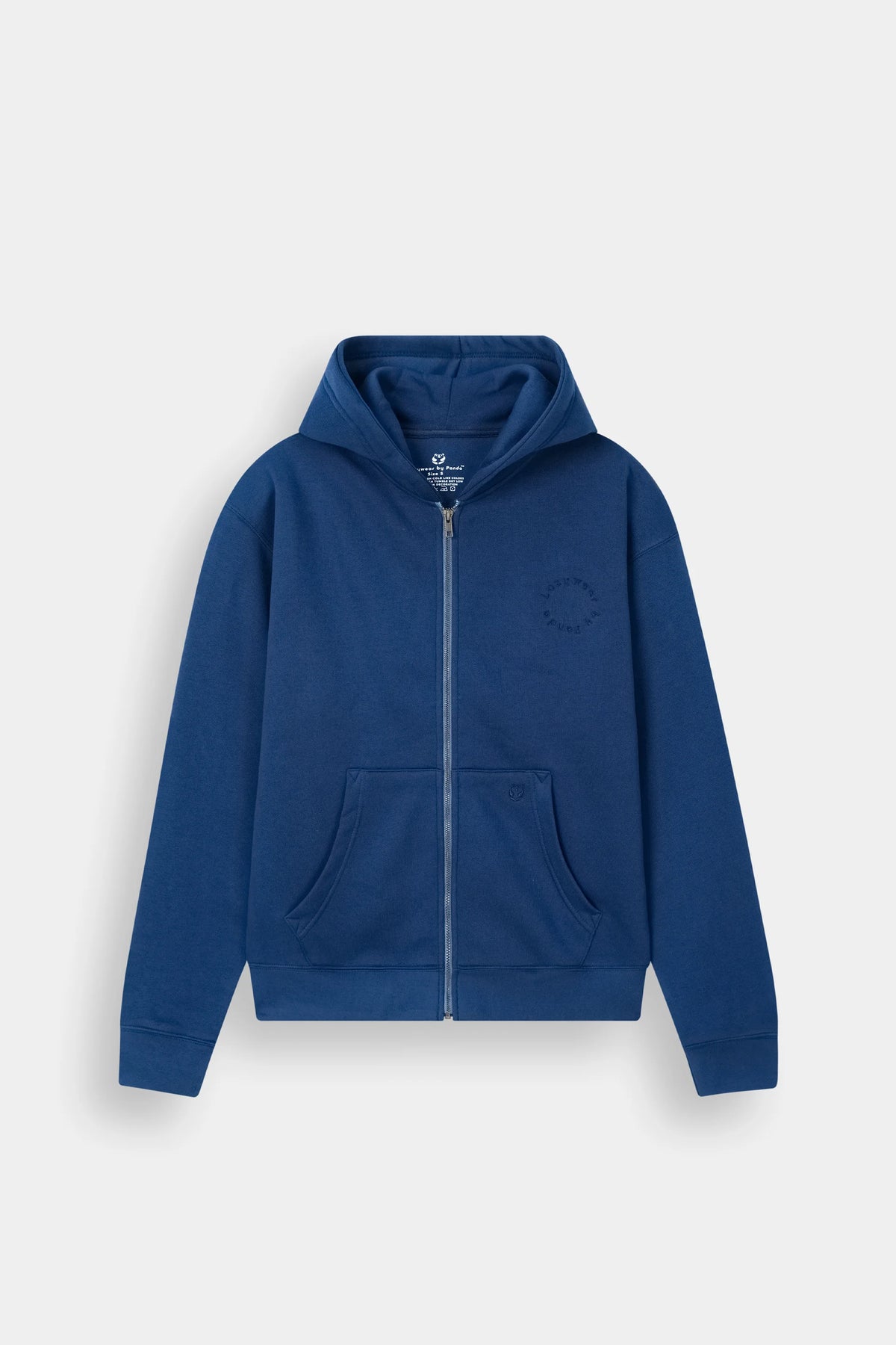Fleece Zip Hoodie - Mysterious Blue