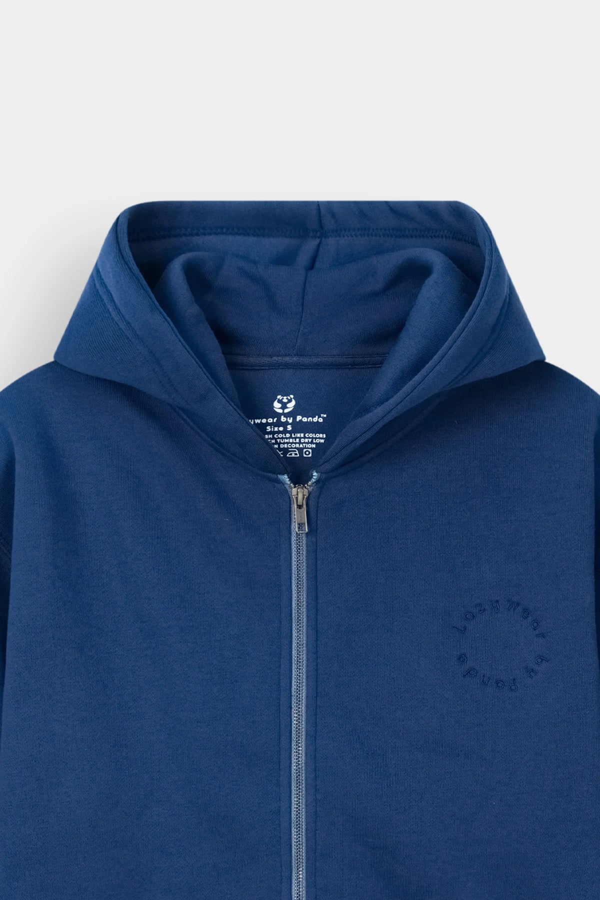 Fleece Zip Hoodie - Mysterious Blue