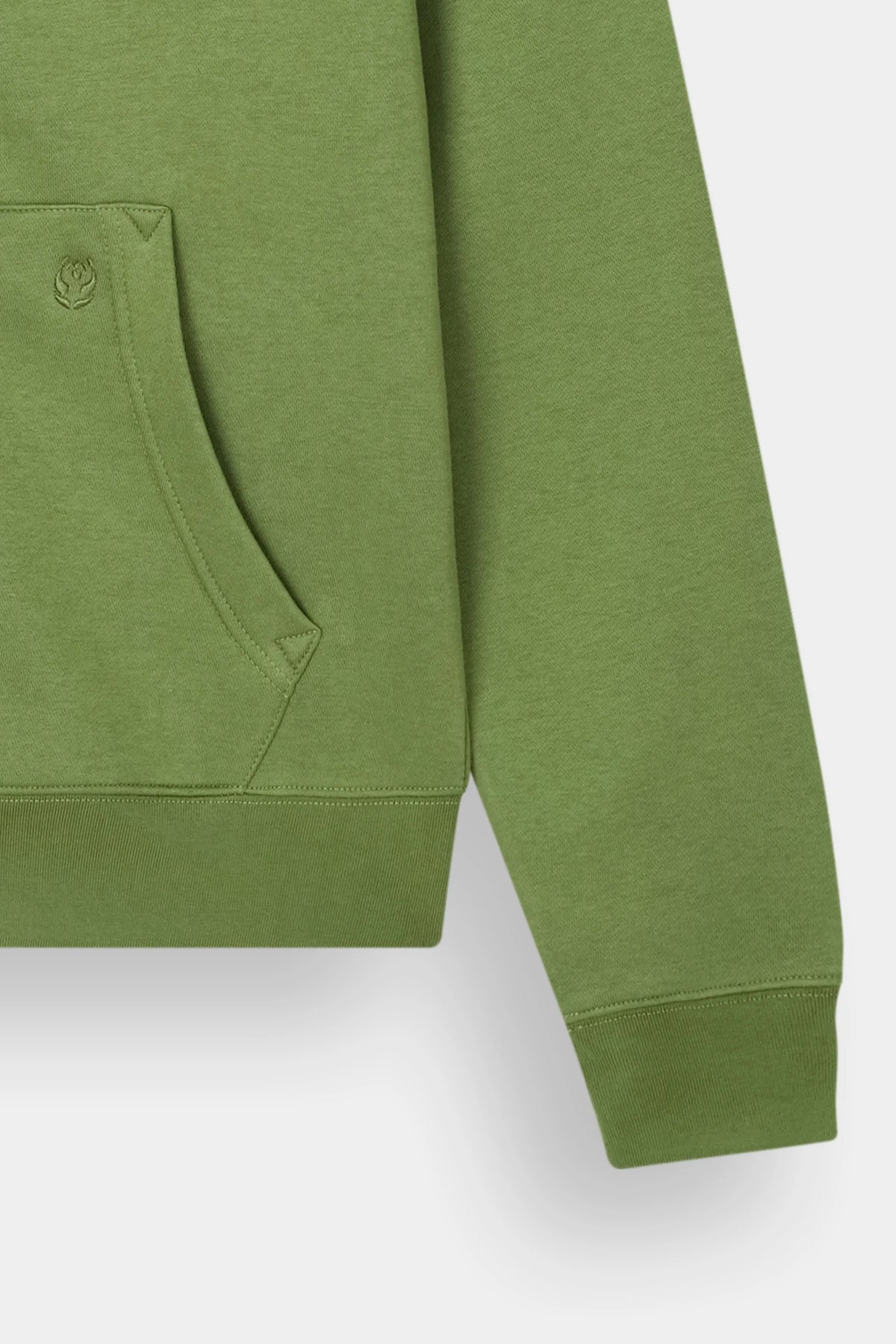 Fleece Zip Hoodie - Matcha