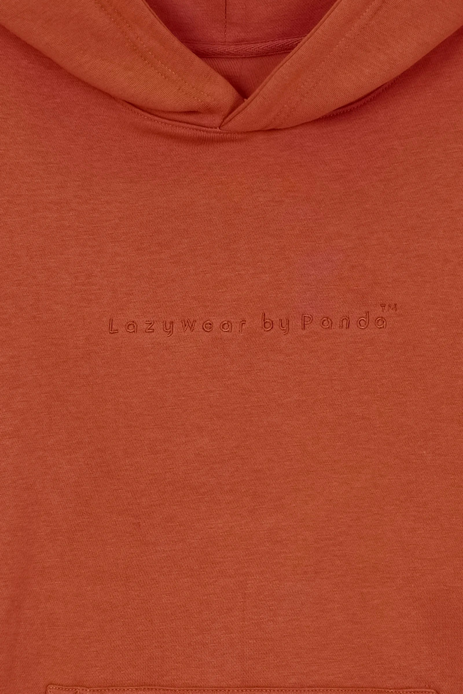 Lazywear Essential Hoodie — Rust Clay — W
