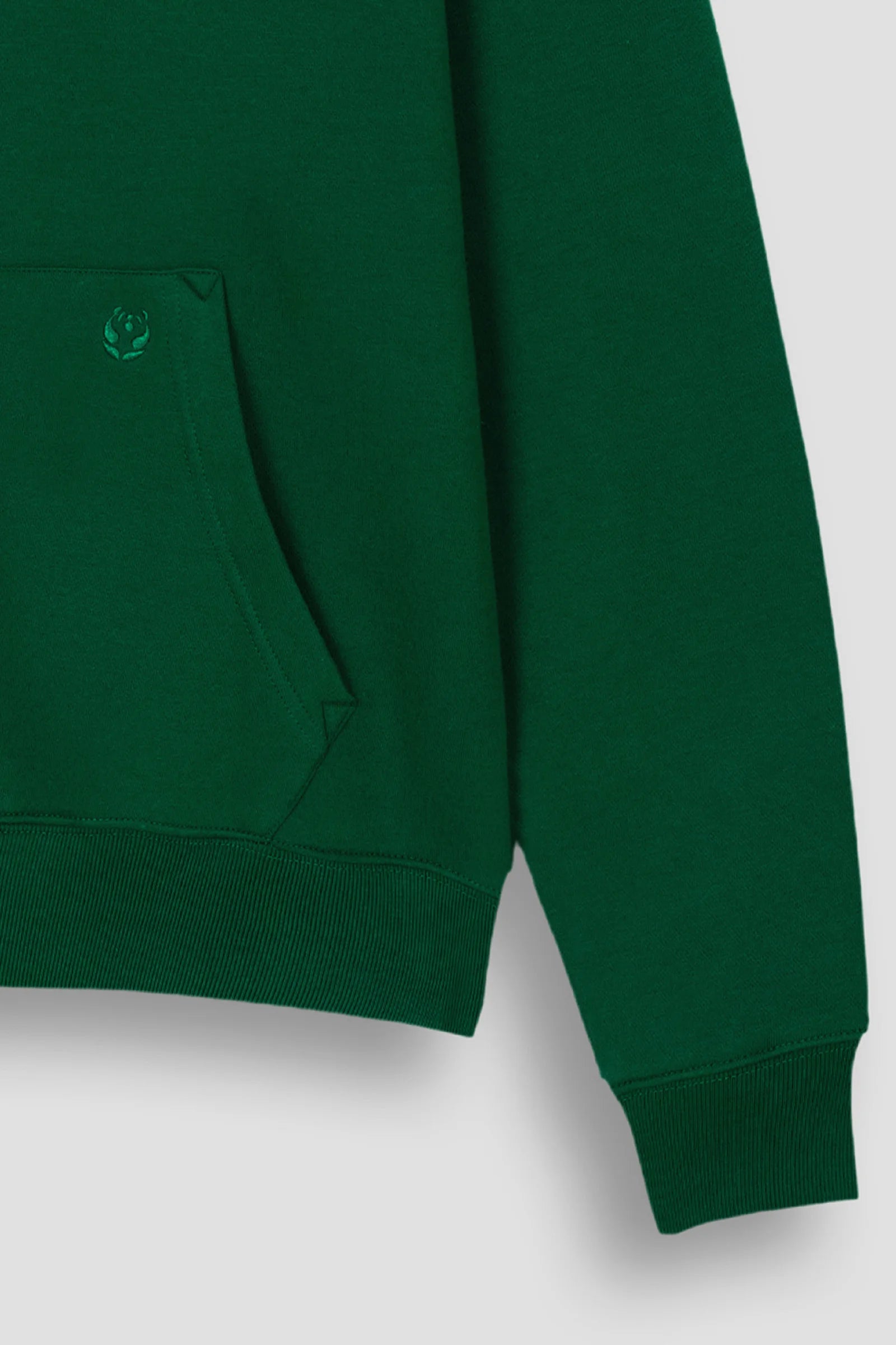 Lazywear Essential Hoodie — Forest Green — W