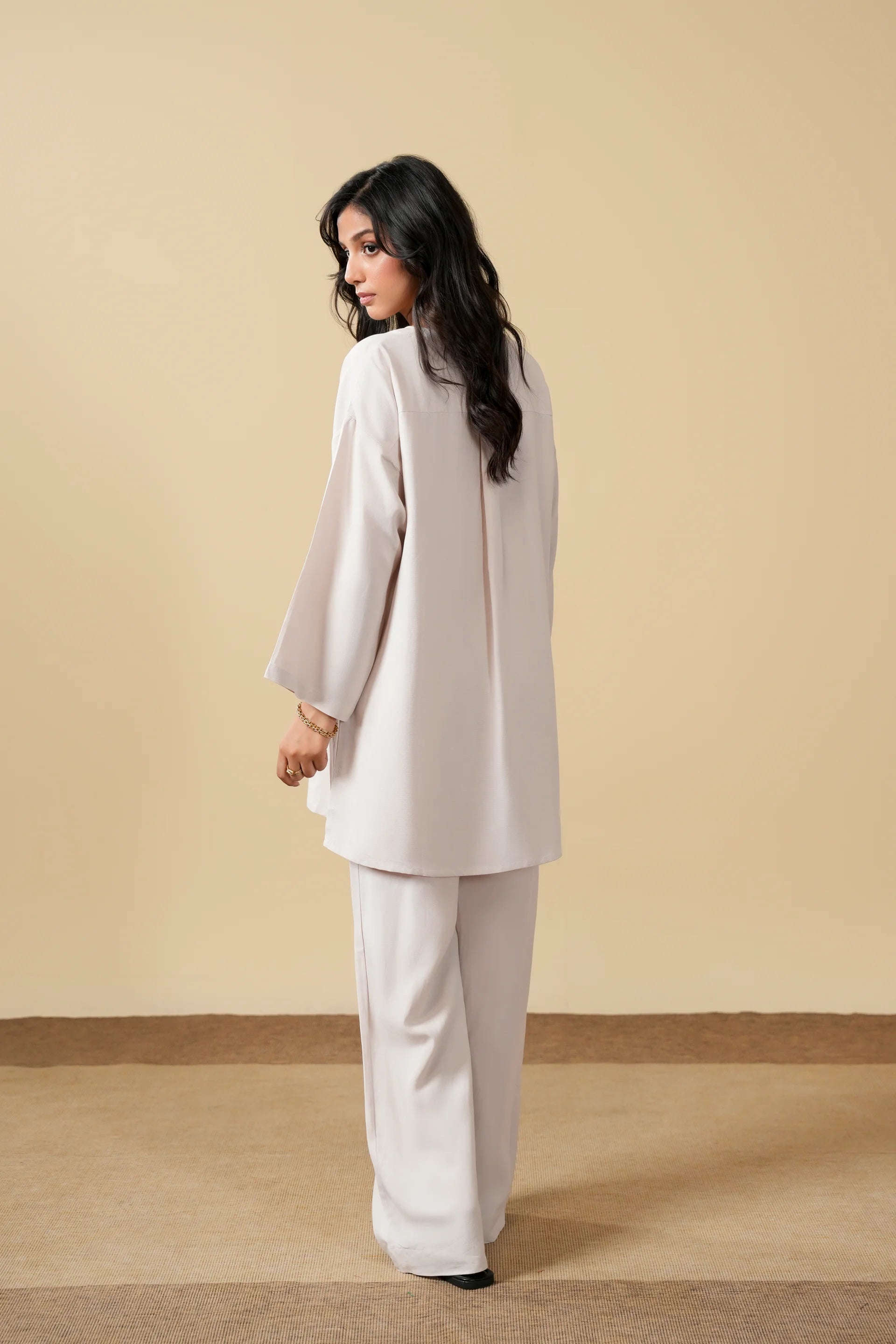 Beige Linen Co-Ord Set