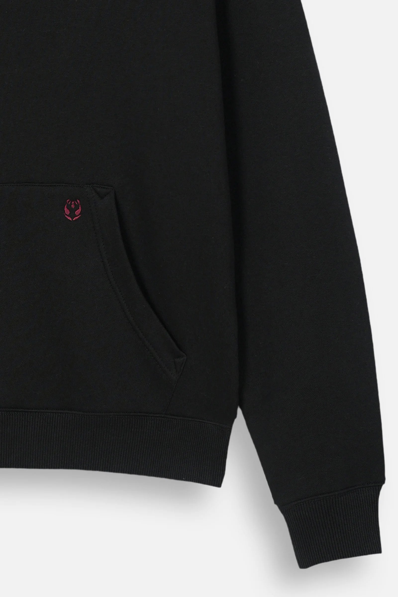 Lazywear Essential Hoodie — Onyx Black — W