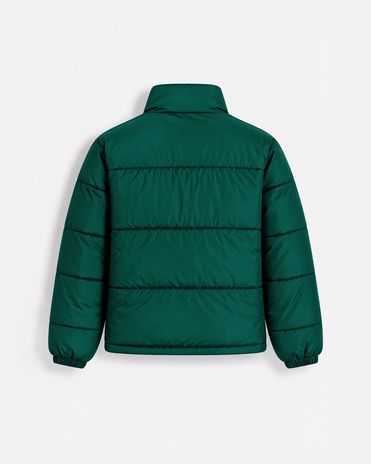 Short Padded Jacket - Forest Green
